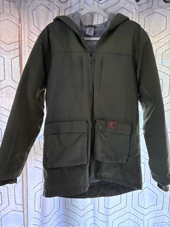 Carhartt Jackets & Blazers - Carhartt Sherpa Lined Sierra Jacket Green XL